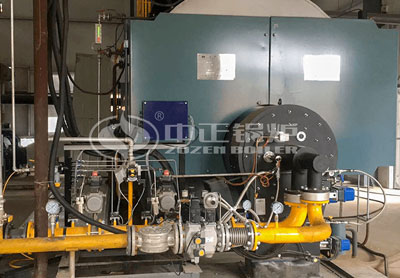 5tph three pass gas-fired steam boiler project