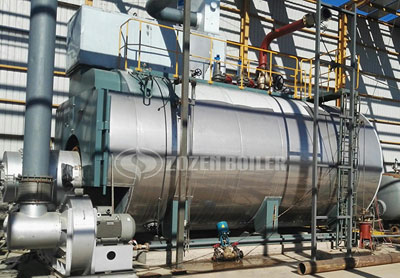 6tph condensing gas fire tube boiler for chemical industry